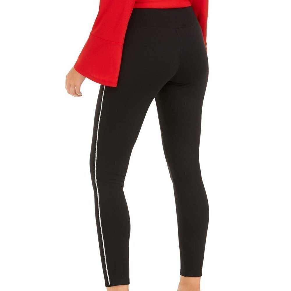 L343 Inc Embellished Stripe Tuxedo Leggings - XS - Picture 2 of 3